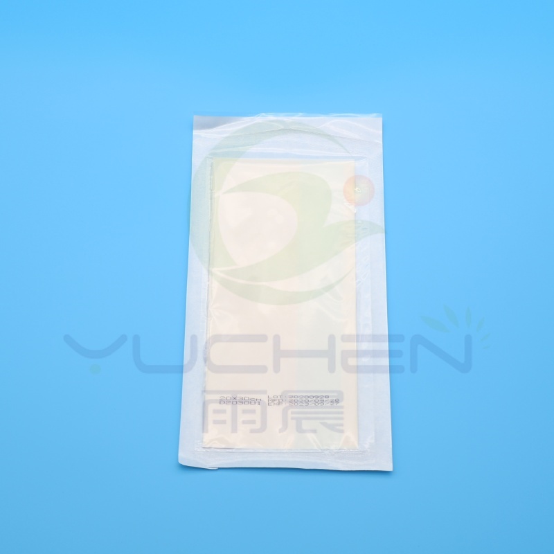 Película adesiva cirúrgica transparente de PU/PE para incisão em campo cirúrgico - YuChen