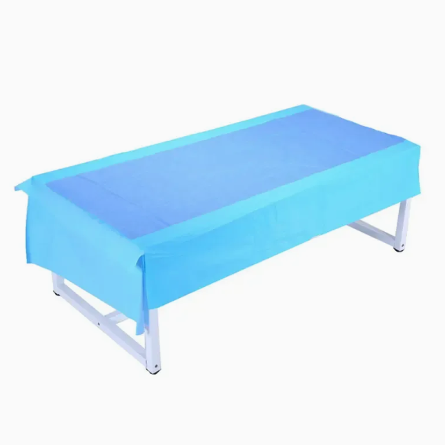 Capa de mesa cirúrgica reforçada com filme laminado de PE SMS - YuChen