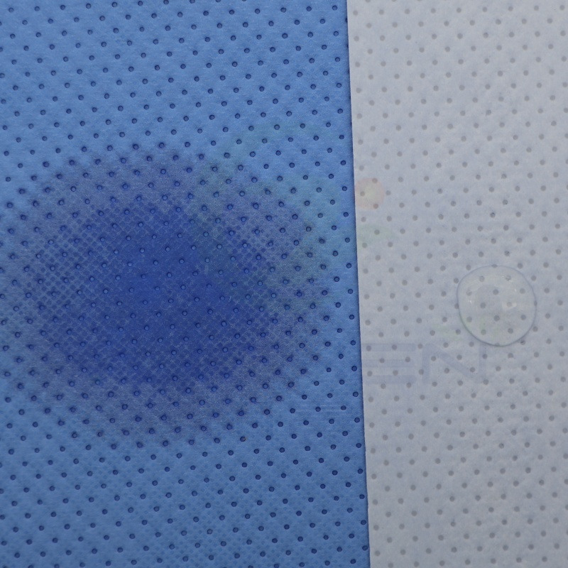 Tecido SMPE de alta absorção de 130 g/m² como parte reforçada para campos cirúrgicos - YuChen