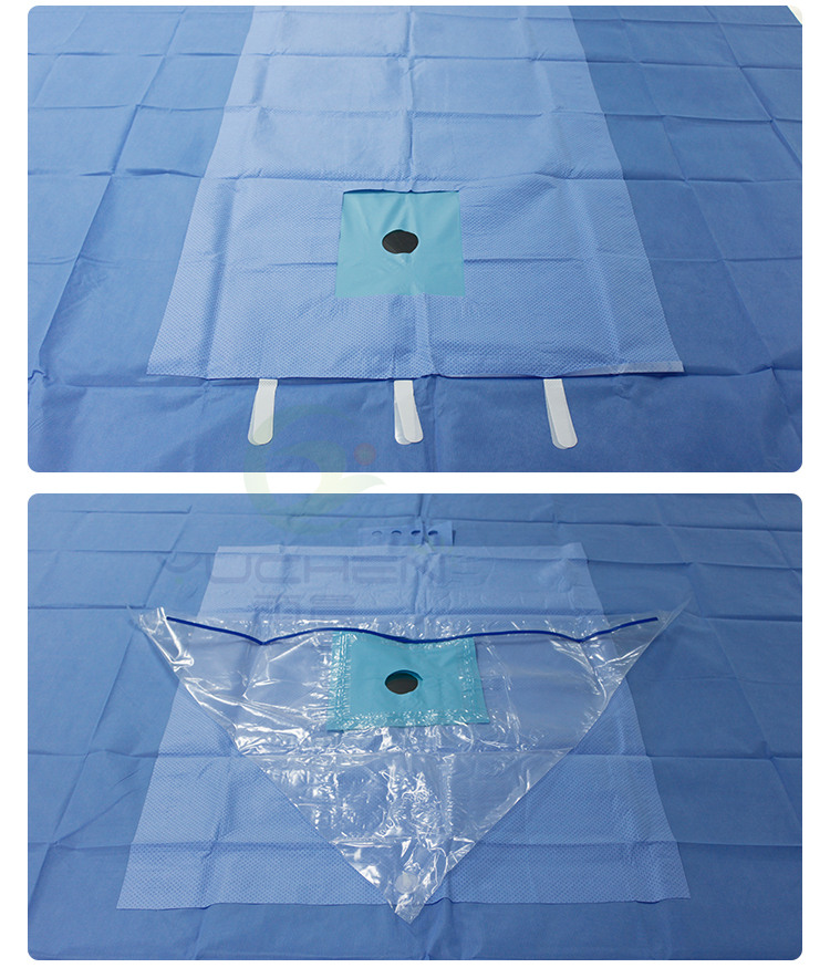 Tecido SMPE de alta absorção de 130 g/m² como parte reforçada para campos cirúrgicos - YuChen