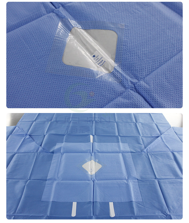 Tecido SMPE de alta absorção de 130 g/m² como parte reforçada para campos cirúrgicos - YuChen