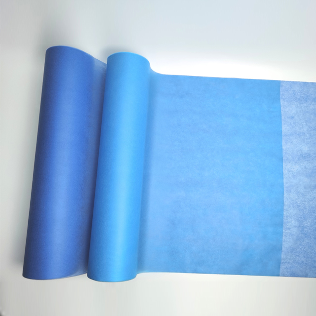 Lençol SMS/PP e rolo de lençol azul para mesa de massagem - YuChen