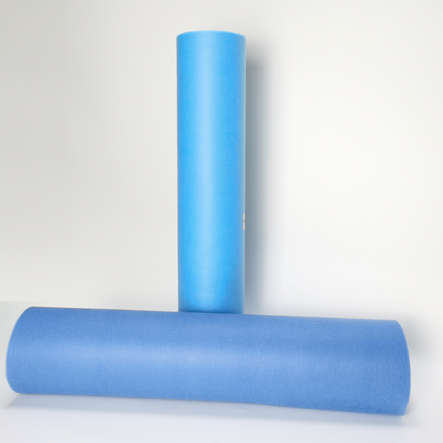 Lençol SMS/PP e rolo de lençol azul para mesa de massagem - YuChen