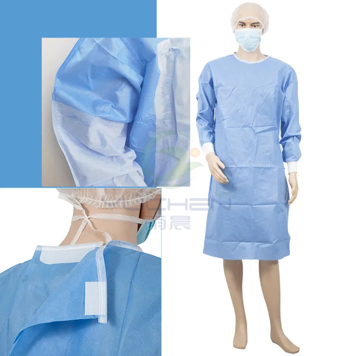 Bata Cirúrgica Esterilizada e Não Esterilizada Tamanho ML XL XXL XXL - YuChen