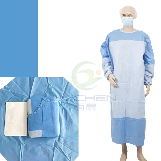 Bata Cirúrgica Esterilizada e Não Esterilizada Tamanho ML XL XXL XXL - YuChen