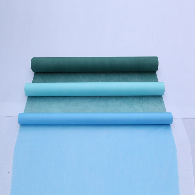 Tecido não tecido 100% viscose azul para uso médico - YuChen