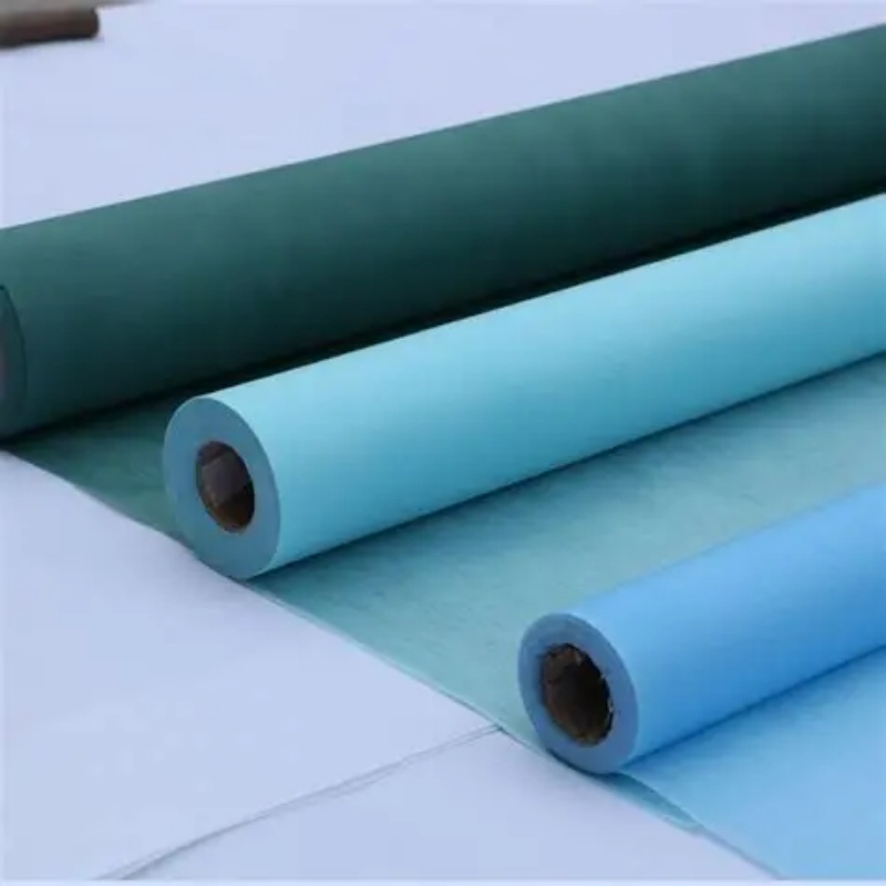 Tecido não tecido 100% viscose azul para uso médico - YuChen