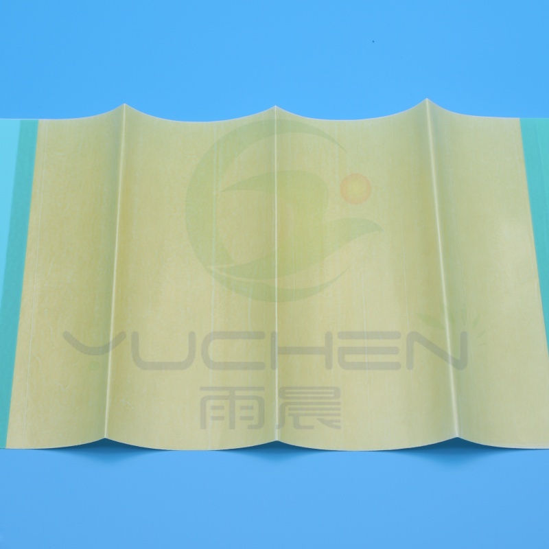 Rolo de filme inciso de PU/PE para campo cirúrgico com faixa verde - YuChen
